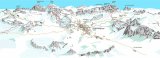 Skimapa Cortina d'Ampezzo 1 Zimní Alpy