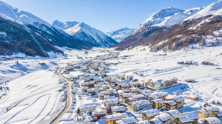 Livigno Zimní Alpy