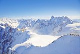 Chamonix Mont-Blanc 1 Zimní Alpy