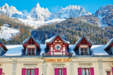 Chamonix Mont-Blanc 7 Zimní Alpy