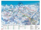 Skimapa Ischgl - Paznauntal 1 Zimní Alpy
