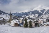 Obersaxen Mundaun 1 Zimní Alpy