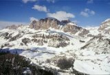 Colfosco 1 Zimní Alpy