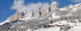Val di Fassa 4 Zimní Alpy