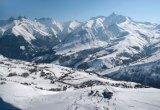 Valmeinier-Valloire 2 Zimní Alpy