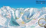 Skimapa Andermatt 1 Zimní Alpy