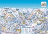 Skimapa Zillertal Arena 1 Zimní Alpy