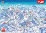 Skimapa Kitzbühel a Kirchberg 1 Zimní Alpy