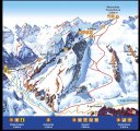 Skimapa Ledovec Marmolada 1 Zimní Alpy