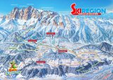 Skimapa Ski resort Ramsau am Dachstein – Rittisberg 1 Zimní Alpy