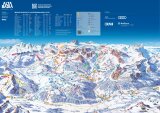 Skimapa Alta Badia 1 Zimní Alpy