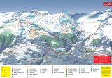 Skimapa Flims, Laax, Falera - Alpenarena 1 Zimní Alpy