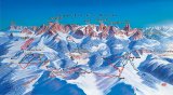 Skimapa Carosello delle Malghe 1 Zimní Alpy
