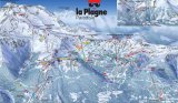 Skimapa La Plagne Skiregion 1 Zimní Alpy