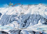 Skimapa Haider Alm 1 Zimní Alpy