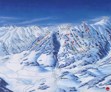 Fanningberg Zimní Alpy