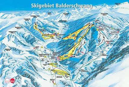 Balderschwang Zimní Alpy