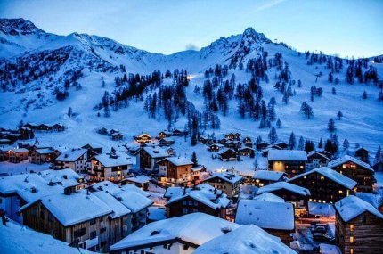 Malbun – Steg (Fürstentum Liechtenstein) Zimní Alpy