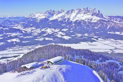 St. Johann in Tirol Zimní Alpy