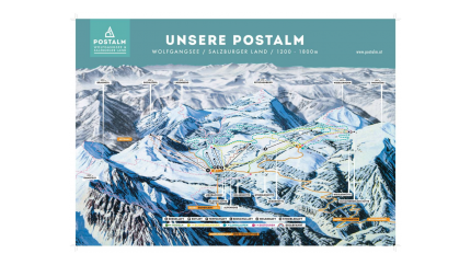 Postalm - Strobl am Wolfgangsee Zimní Alpy