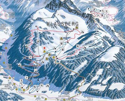 Klausberg Steinhaus Zimní Alpy