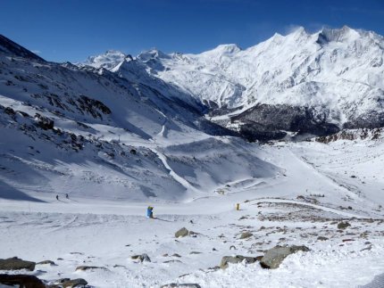 Saas Fee - Saas Grund - Saas Almagell Zimní Alpy