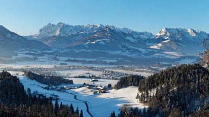 Kaiserwinkl Zimní Alpy