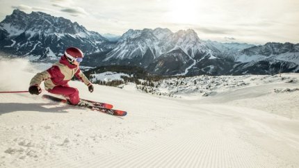 Tiroler Zugspitz Zimní Alpy