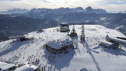 Kronplatz Zimní Alpy