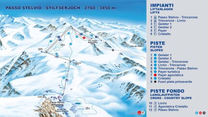 Passo Stelvio Zimní Alpy