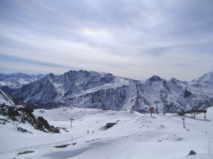 Samnaun / Silvretta Arena Zimní Alpy