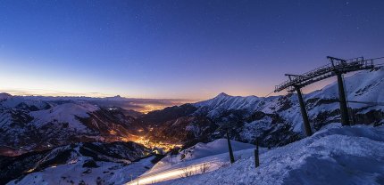 Limone Piemonte Zimní Alpy