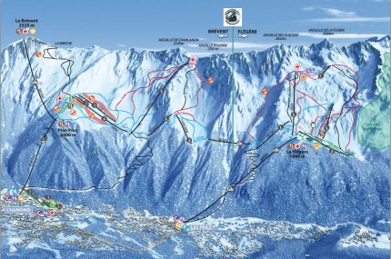 La Brévent - La Flégére Zimní Alpy