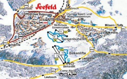 Birkenlift Zimní Alpy