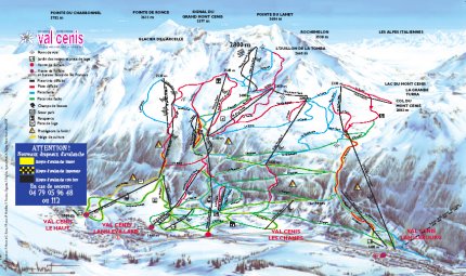 Val Cenis Zimní Alpy