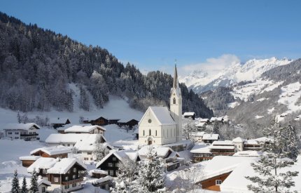 Montafon Zimní Alpy