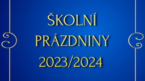 Školní prázdniny 2023/2024