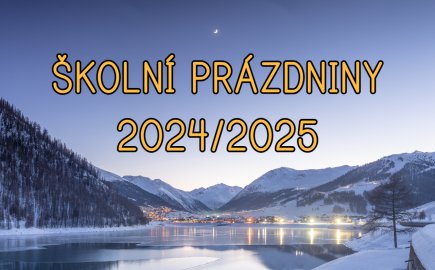 Termíny školních prázdnin 2024/2025