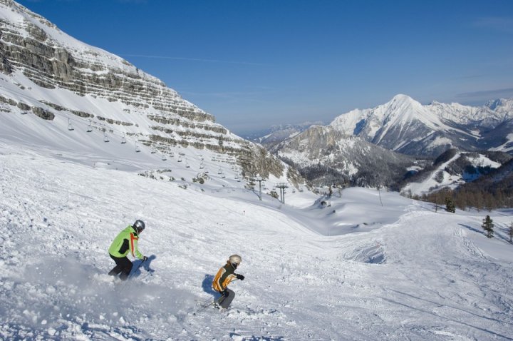 Hinterstoder, Wurzeralm Zimní Alpy