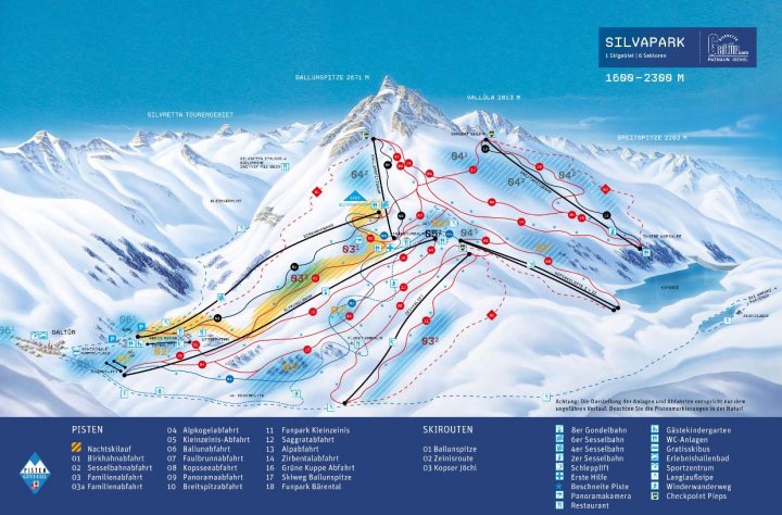 Galtür - Silvapark Zimní Alpy