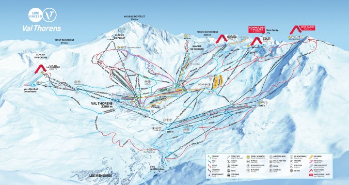 Val Thorens Zimní Alpy