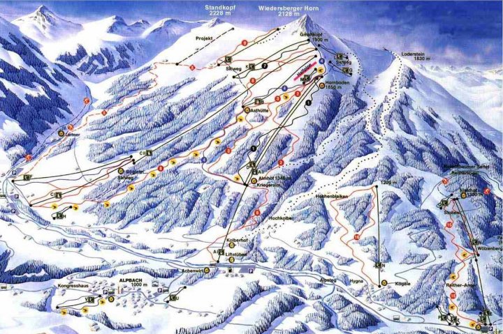 Alpbach Zimní Alpy