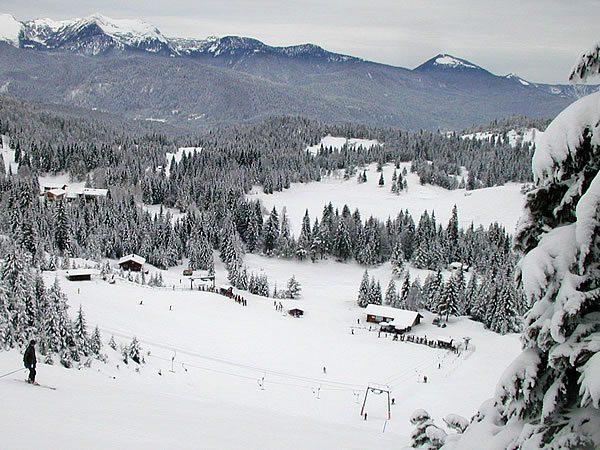 Mittenwald Zimní Alpy