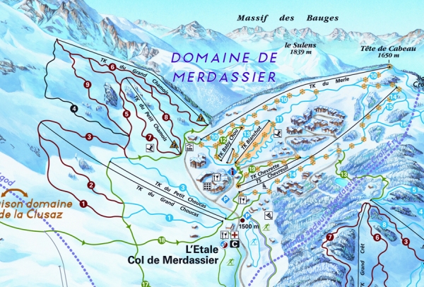 Massif de l´Etale Zimní Alpy