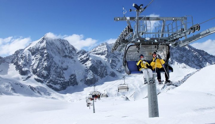 Ortler-Region Zimní Alpy