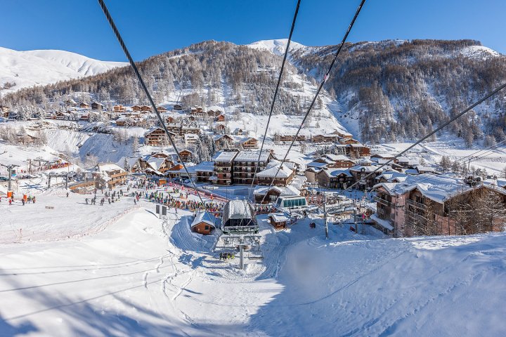 Pra-Loup a La Foux-d'Allos Zimní Alpy