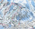 Skimapa Rochebrune–Côte 2000 1 Zimní Alpy