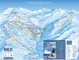 Skimapa Les Menuires 1 Zimní Alpy