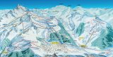Skimapa Verbier - ledovec Mont Fort 1 Zimní Alpy