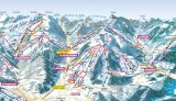 Skimapa Snow Space Flachau-Wagrain-Alpendorf 1 Zimní Alpy